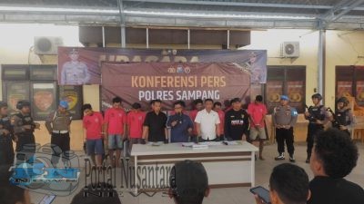 Polres Sampang Tangkap 9 Pelaku Judi Online, Dukung Program Reformasi Hukum Asta Cita Presiden Prabowo