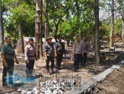 Kapusdik Brimob Watukosek Tinjau Lokasi Relokasi Latihan di RPH Bungatan
