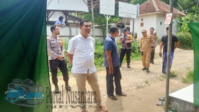 Kasat Reskrim Polres Bangkalan Pantau Langsung Jalannya Pilkada 2024 di Kec. Blega