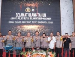 Polres Blitar Rayakan Ulang Tahun Anggota Demi Bangun Soliditas