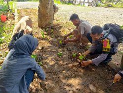 Wujudkan Program Astacita, Polres Bangkalan Garap Kebun Mini