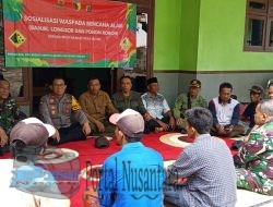 Perhutani Bondowoso Gencarkan Sosialisasi Antisipasi Bencana di Tengah Musim Penghujan