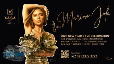 Marion Jola Akan Memeriahkan Malam Tahun Baru di Vasa Hotel Surabaya