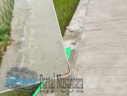 Proyek Tembok Penahan Tanah dan Rabat Beton di Sampang Dikecam Warga: “Hasilnya Mengecewakan”