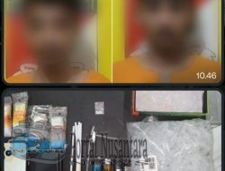 Dua Tersangka Pengedar Narkotika di Ringkus Polres Malang, 1Kg Ganja dan Sabu di Amankan Sebagai BB