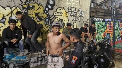 Team JOGOBOYO Amankan 13 Remaja Terlibat Tawuran dengan Membawa Sajam
