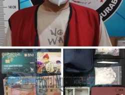 Polrestabes Surabaya Tangkap Pengedar Narkoba, Ngaku 8 Kali Beli Sabu dari Bandar DPO