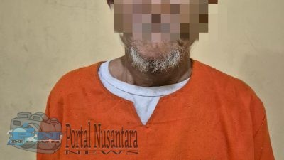 Seorang Kakek Cabuli Tetangganya Yang Masih Dibawah Umur di Atas Becaknya, Diamankan Satreskrim Polres Pelabuhan Tanjung Perak