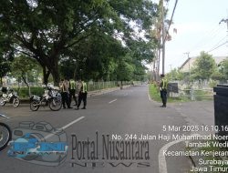 Unit Lantas Polres Tanjung Perak Antisipasi Balap Liar di Kedung Cowek Selama Ramadan