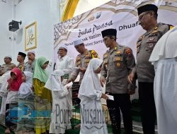 AKBP Hartono Ajak Anak Yatim Dan Kaum Duafa Buka Puasa Bersama Di Mapolres Sampang