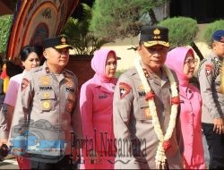 Tradisi Pedang Pora dan Reog Ponorogo Warnai Penyambutan Irjen Pol Drs Nanang Avianto,M.Si Sebagai Kapolda Jatim