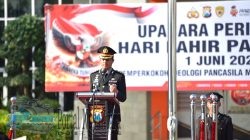 Polres Gresik Gelar Upacara Hari Lahir Pancasila, Kapolres Tekankan Penguatan Nilai Ideologi