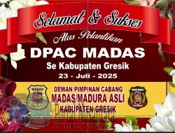 Pelantikan DPAC MADAS se-Kabupaten Gresik Siap Digelar, Abah Salim: Demi Kekompakan Keluarga Besar MADAS Jatim