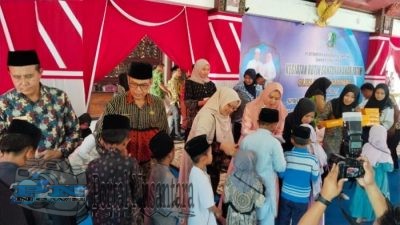 Bupati Sampang H. Slamet Junaidi Catat Sejarah: 30.000 Anak Yatim Terima Santunan Selama Kepemimpinannya
