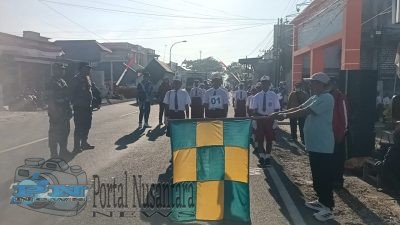 Antusiasme Warga Blega Membludak, 57 Regu SD Meriahkan Lomba Gerak Jalan HUT RI ke-80
