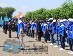 Ratusan Buruh Gelar Apel Kebangsaan di Sidoarjo, Tegaskan Persatuan dan Komitmen Damai Hadapi UMK 2026