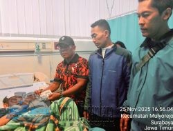 Pekerja TAD Haleyora Powerindo PLN UIP JBTB Tunjukkan Solidaritas, Jenguk Mantan Rekan Kerja yang Dirawat di RS UNAIR Surabaya