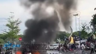 Tiga Terduga Pelaku Perusakan Fasilitas Umum Saat Demo di Sampang Diamankan Polisi