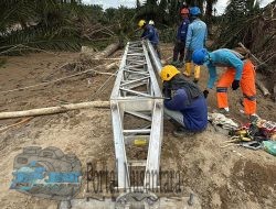 PLN Terus Kebut Siang Malam Perbaiki Jalur Listrik Langsa-Pangkalan Brandan, Penopang Pemulihan Kelistrikan Aceh