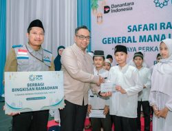 Safari Ramadhan Penuh Kepedulian, PLN UPP JBTB 2 bersama YBM PLN Berbagi Bingkisan kepada Anak Yatim