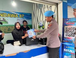 Tak Perlu Takut Melapor, Sipropam Polres Bangkalan Sosialisasikan QR Code Dumas