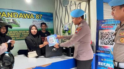 Tak Perlu Takut Melapor, Sipropam Polres Bangkalan Sosialisasikan QR Code Dumas