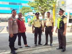 Bhabinkamtibmas Ketintang Sambang Satpam PLN, Perkuat Sinergi Pasca Lebaran 1447 H