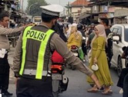 Polres Pamekasan Imbau Pengendara Hindari Jalan Raya Bandaran Saat Jam Padat