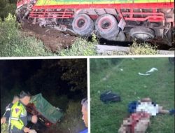 Kecelakaan Maut di Bangkalan, Truk Diduga Rem Blong Tabrak Dua Motor, Satu Tewas