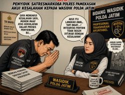 Pernyataan Wasidik Polda Jatim Penyidik Satnarkoba Polres Pamekasan Akui Salah