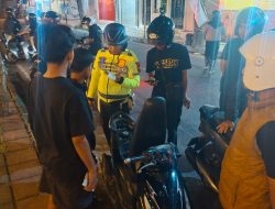 Polres Pamekasan Tindak Tegas Balap Liar: 9 Motor Diamankan, 1 Pemuda Bawa Sajam Ditangkap