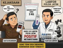Error atau Kelalaian? Labfor Tegaskan Barang Bukti 3 Kg Positif Narkotika