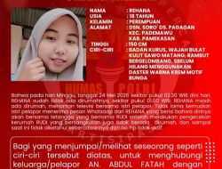 Polres Pamekasan Edarkan Informasi Orang Hilang, Remaja 18 Tahun Diduga Pergi Bersama Tetangga