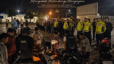 Gelar Patroli Hunting System, Polres Pamekasan Sita 12 Motor Balap Liar
