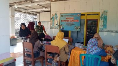 Tak Sekadar Menimbang Balita, Babinsa Bergerak Wujudkan Anak Sehat dan Cerdas