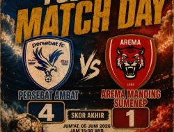 Persebat Ambat Tumbangkan Arema Manding 4-1 di Laga Persahabatan