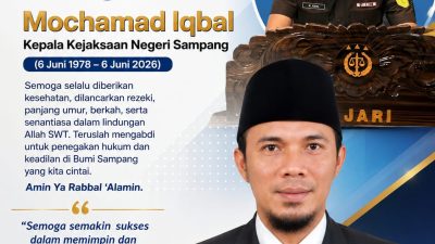 Berkah Usia ke-48, Kajari Sampang Didoakan Sukses Tegakkan Hukum di Bumi Sampang
