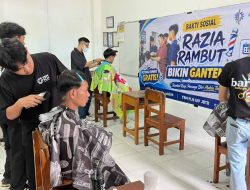 YBM PLN UIP JBTB Gelar Bakti Sosial Barber, Antusiasme Siswa SMK Rajasa Membludak