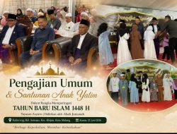 Semangat Tahun Baru Islam 1448 H, Yayasan Asyuro Santuni 200 Anak Yatim dan Duafa, Wali Kota Malang Beri Apresiasi Tinggi