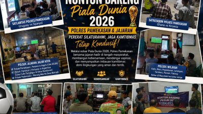 Polres Pamekasan Gelar Nobar Piala Dunia 2026, Perkuat Silaturahmi dan Jaga Kamtibmas Tetap Kondusif