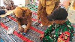Cuaca Panas Mengancam Balita, Babinsa Bersama Bidan Gerak Cepat di Panaguan