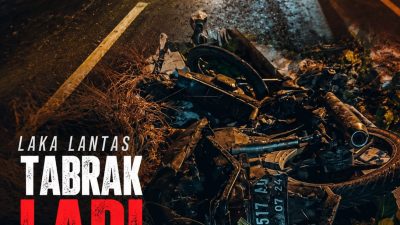 Pengendara Motor Terluka, Polisi Kejar Pelaku Tabrak Lari di Jalan Raya Nyalaran Pamekasan