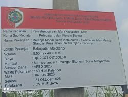 Pelebaran Ruas Jalan Batankrajan Penompo, Langkah Nyata Pemkab Mojokerto Wujudkan Infrastruktur Berkualitas Bagi Masyarakat   