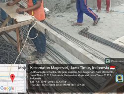 Proyek Gedung Baznaz di Duga Melanggar