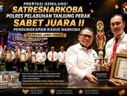 Satresnarkoba Polres Pelabuhan Tanjung Perak Raih Juara II Polda Jatim, Bukti Nyata Komitmen Berantas Narkoba