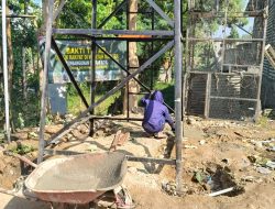 Babinsa Larangan Awasi Pengeboran Sumur, Casing Dipasang Cegah Longsor