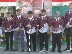 Gerak Jalan SD/MI Pamekasan Semarak, Dandim Turut Turun Mendukung