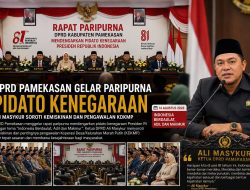 DPRD Pamekasan Gelar Paripurna Pidato Kenegaraan, Ali Masykur Soroti Kemiskinan dan Pengawalan KDKMP