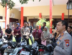 Berhasil Ungkap Kasus Curanmor, Kapolres Bangkalan Izinkan Pinjam Pakai BB Curanmor Kepada Pemilik Sah