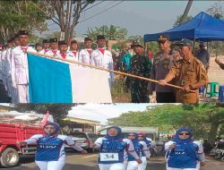 70 Peserta Ikuti Gerak Jalan Umum HUT ke-81 RI di Blega, Suroto Apresiasi 